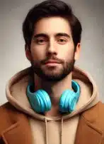 Jeune homme Millennial